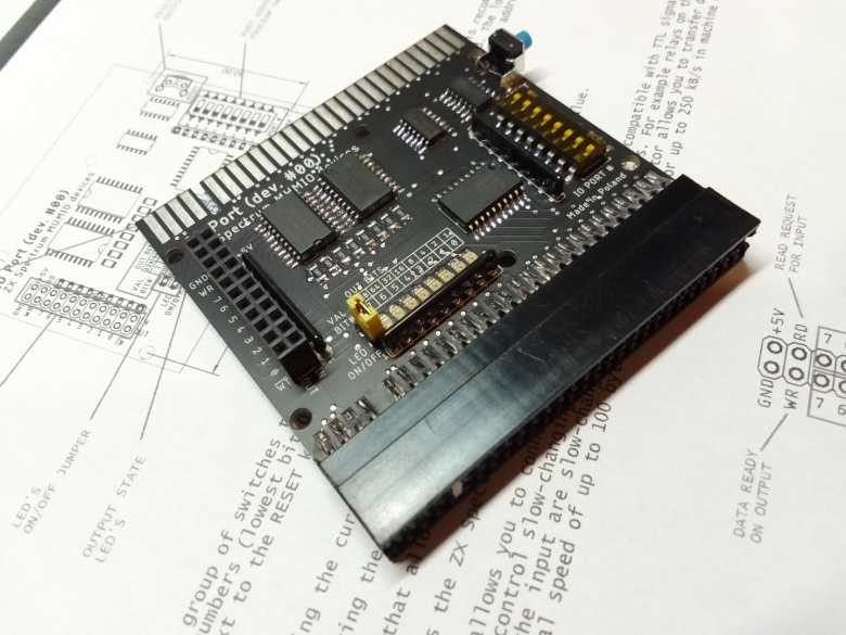 こと♩ Karta portu wejścia/wyjścia (8 x GPIO) - MUMIO dev. #00